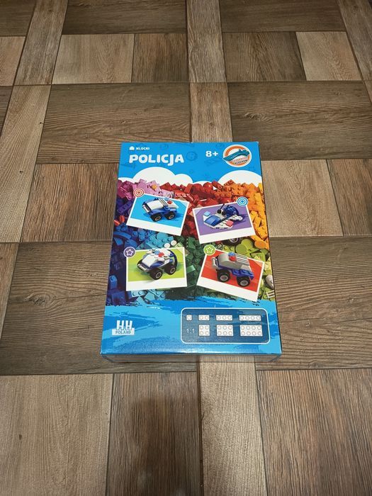 Nowy zestaw klocków konstrukcyjnych w stylu LEGO 1000 elementówPolicja