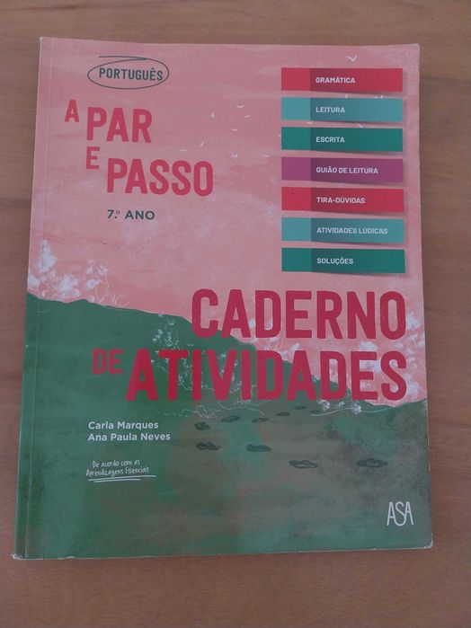 Manuais escolares 7 ano - Português A Par e Passo 7