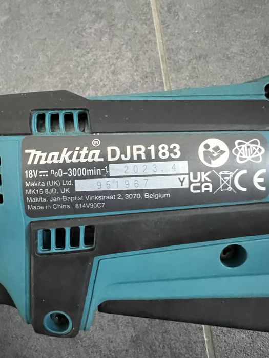 Акум.шабельна пила Makita DJR 183+АКБ 3.0Ah