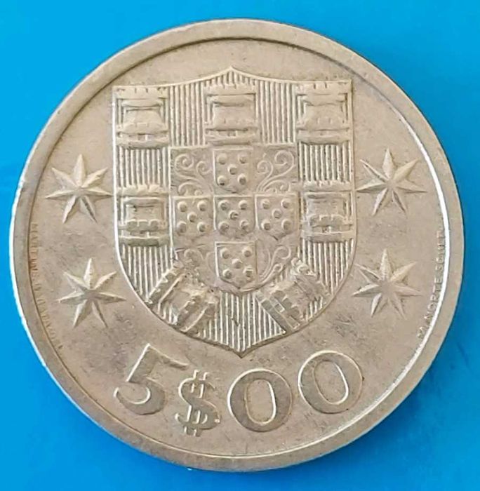 5$00 de 1971 Republica Portuguesa