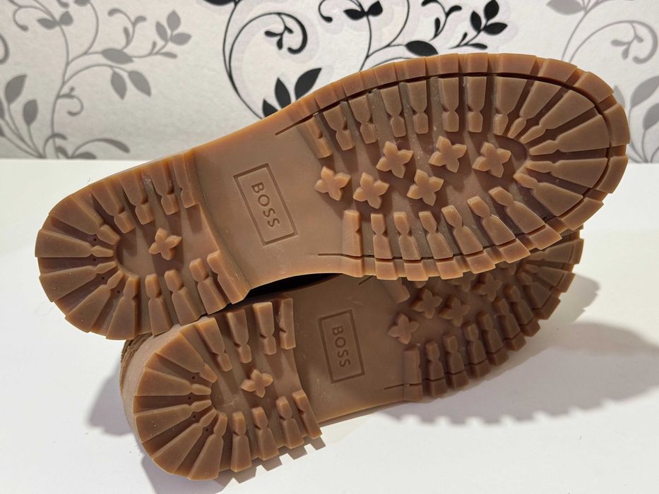Туфлі чоловічі мокасини Boss Slipper Tirian Sd 50517143 Braun, 41р