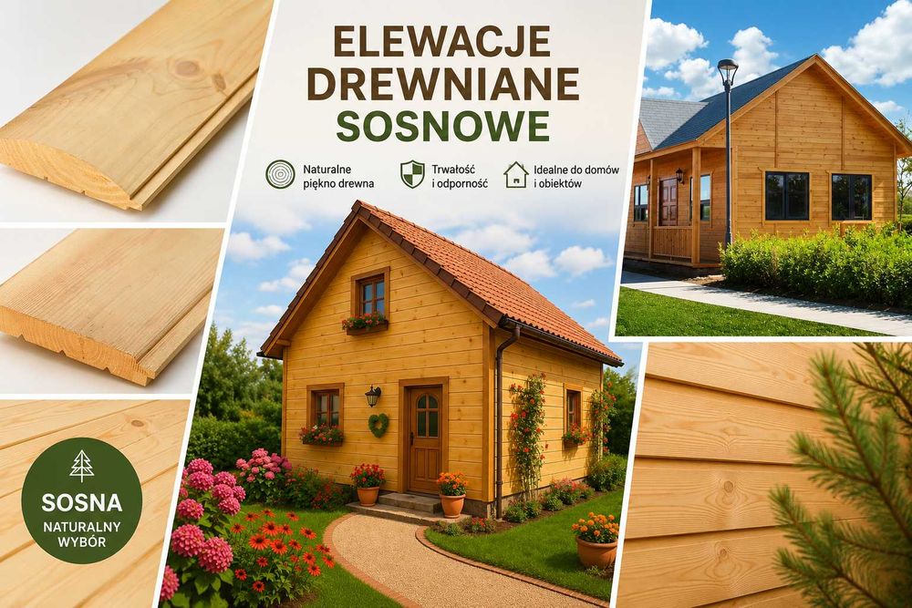 WYROBY Z DREWNA SOSNOWEGO I ŚWIERKOWEGO – PRODUCENT | DESKI ELEWACYJNE | KANTÓWKI | GALANTERIA DREWNIANA