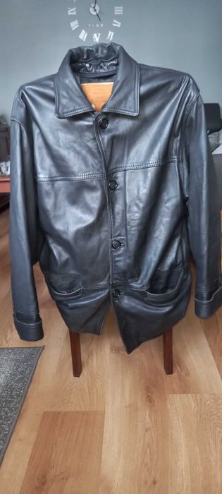 Kurtka skórzana duża! . Dla osoby 190-200 cm mocno zbudowanej.