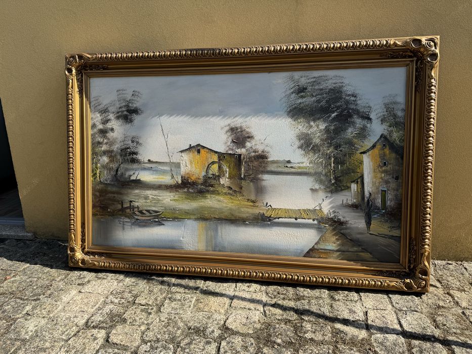 Quadro Dourado Decorativo