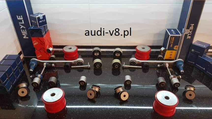 Zawieszenie tył Audi A8 S8 D2, tuleje wahaczy, wahacze, mocowania ławy