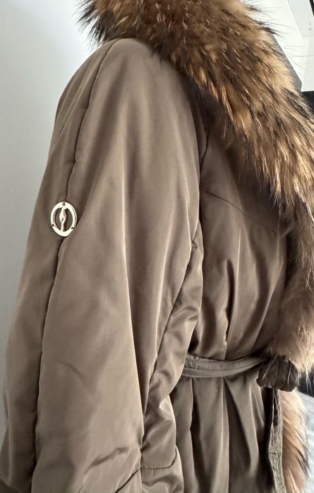 Kurtka/ płaszcz puchowy  Ochnik z jenotem na zime 38