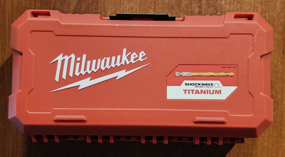 Zestaw wierteł do metalu MILWAUKIEE Red Hex HSS-G TITANIUM/ Nowe