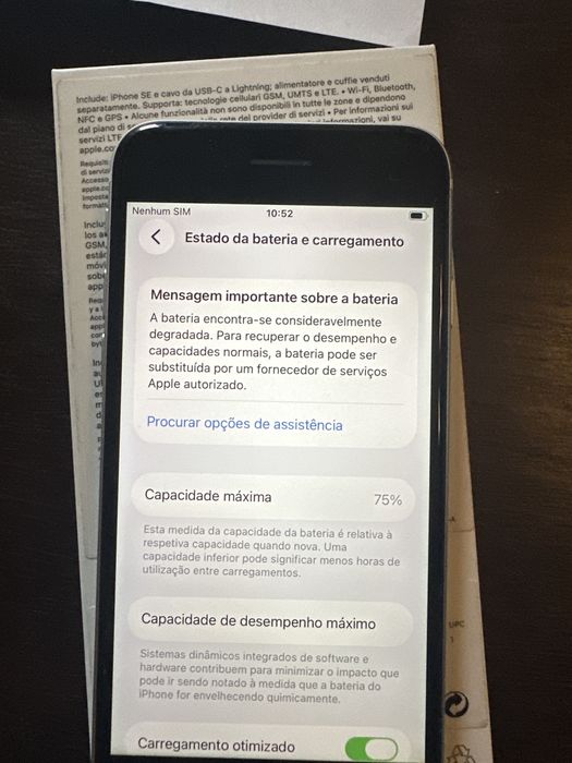 Iphone SE Branco  128 GB