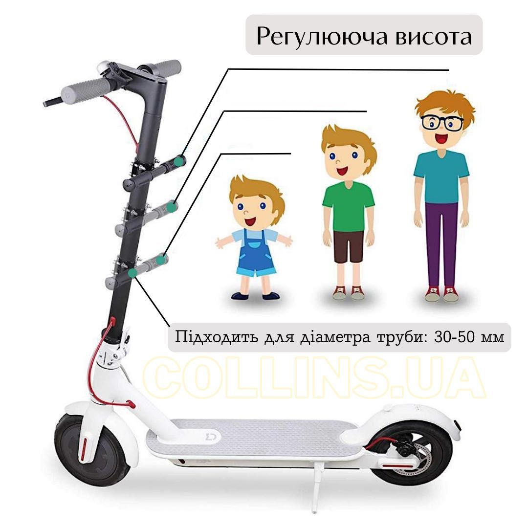 Ручки кермо для дитини під електросамокат,руль для дитини на самокат ...