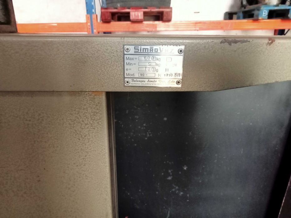 REF4C Balança de 500 kgs marca Simao Vaz Funciona