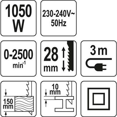 Piła szablasta 1050W