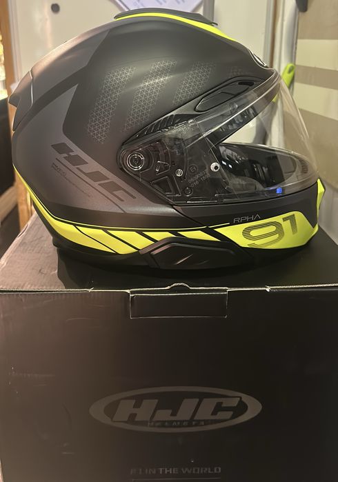 Capacete HJC RPHA 91 RAFINO MC3HSF Modular - NOVO - Caixa & Garantia