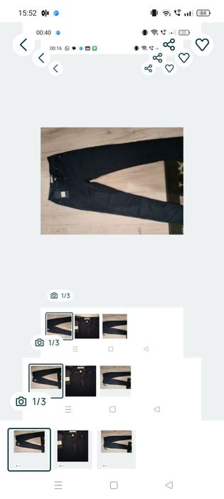 Spodnie damskie wysoki stan.