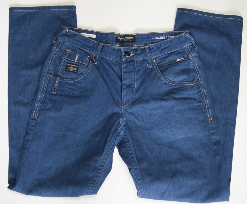 JACK JONES W33 L34 PAS 86 boxy powel loose fit  jeansy męskie