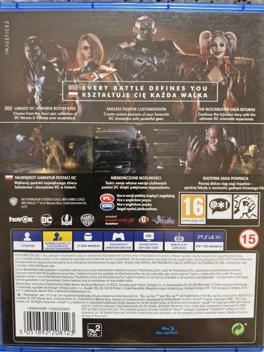 Injustice 2 gra na PS4