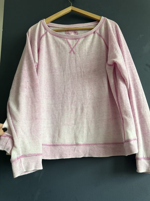 Różowa bluza oversize ombre 46