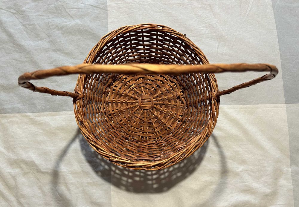 Cesto verga redondo 27cm diâmetro