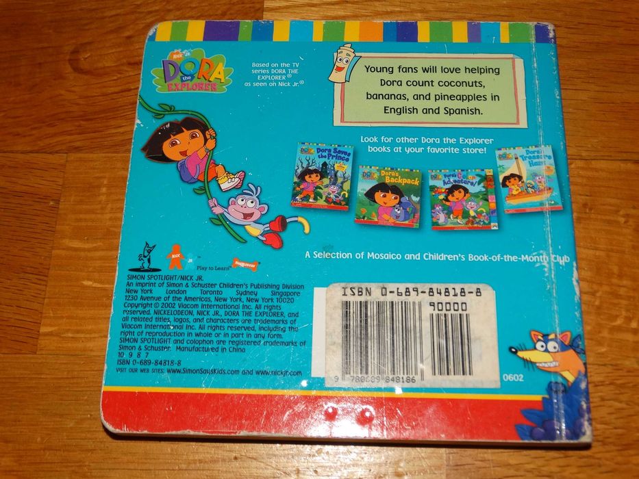 Nauka cyfr po angielsku i hiszpańsku Count with Dora! Dora i Butek