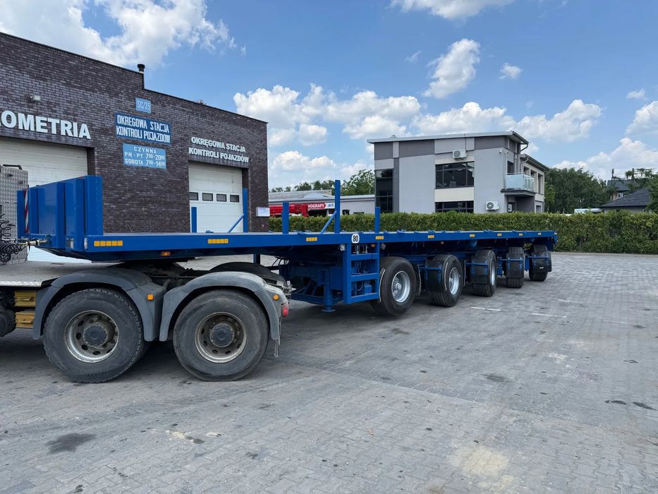 Kromhout Balastowa.Model 5VON-23-56  Naczepa do balastow 5 osi!Nowa podloga !Stan BDB 109 000 netto