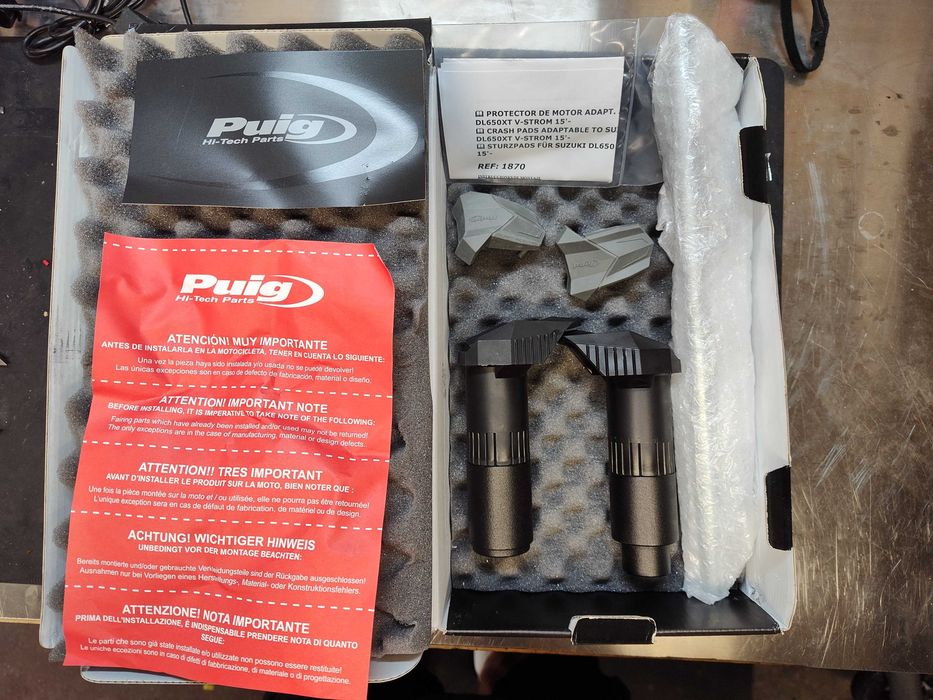 Crash pady Puig R 19, 1870N, Suzuki V-Strom DL650(650XT)