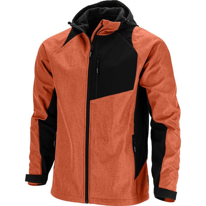 kurtka softshell z kapt. ceglasto-czarna, "xl", ce, lahti