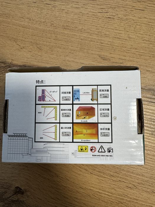 Dalmierz laserowy 80m nowy miara