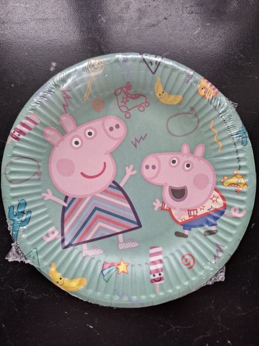 Papierowe talerzyki 10 sztuk Świnka Peppa