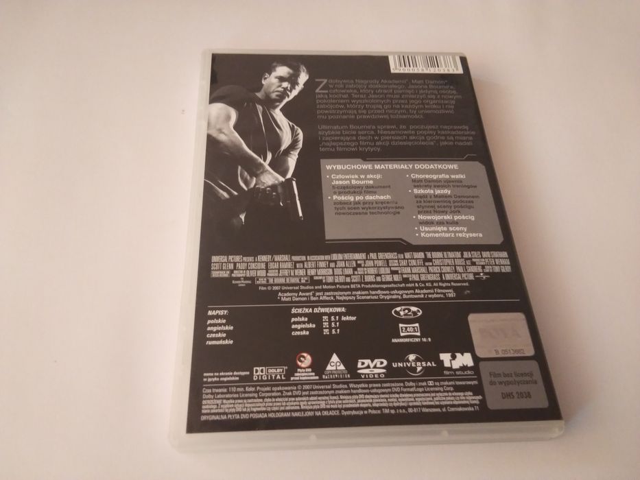 Film DVD Ultimatum Bourne'a