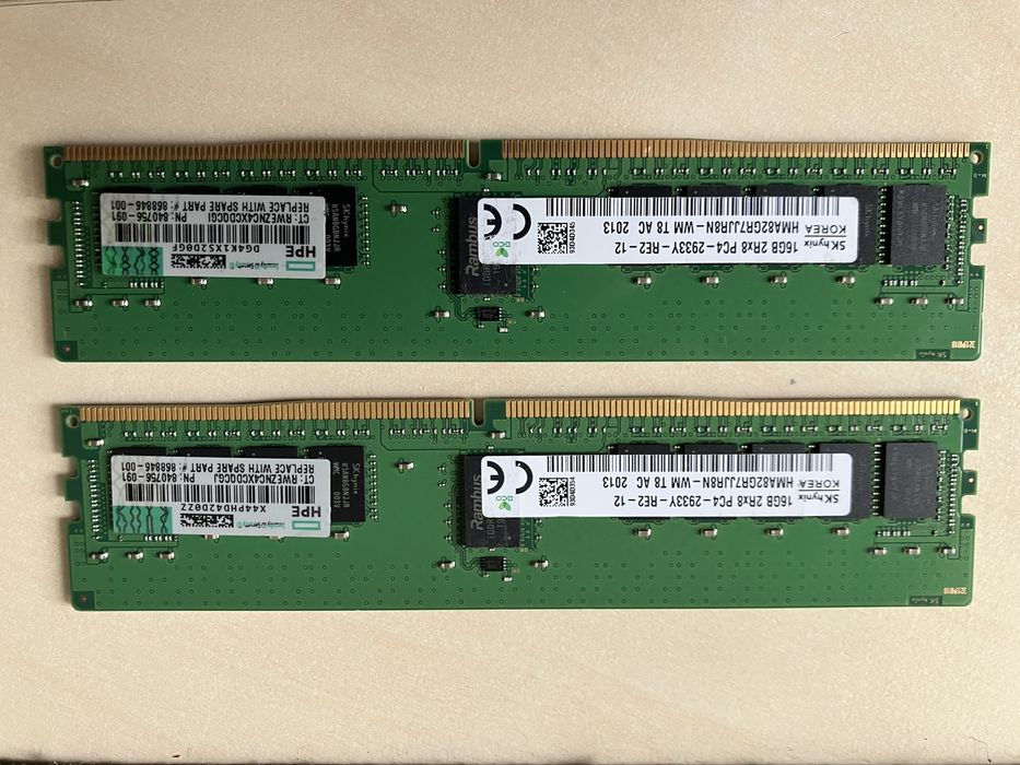 Hynix HMA82GR7JJR8N-WM 2x16GB