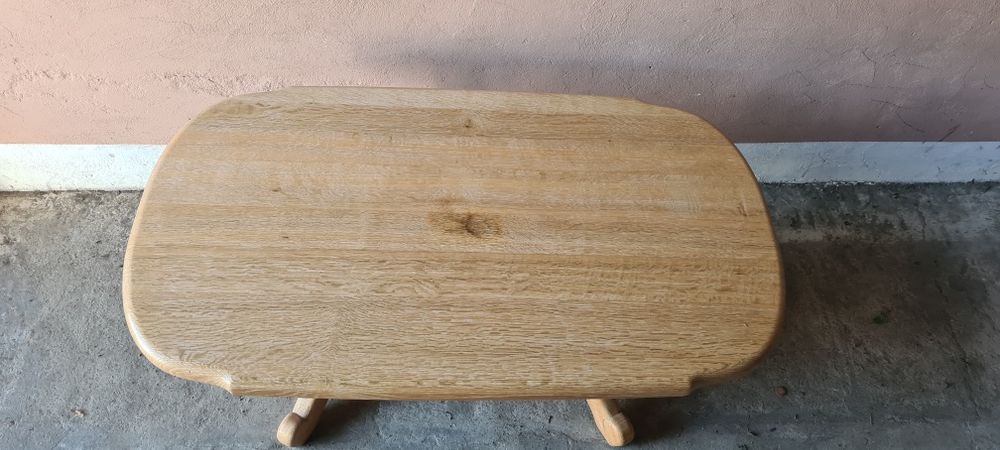 Masywna Ława Dębowa Dwublatowa