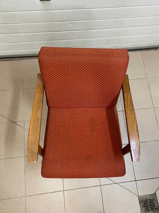 Fotel  PRL desing lata- 70