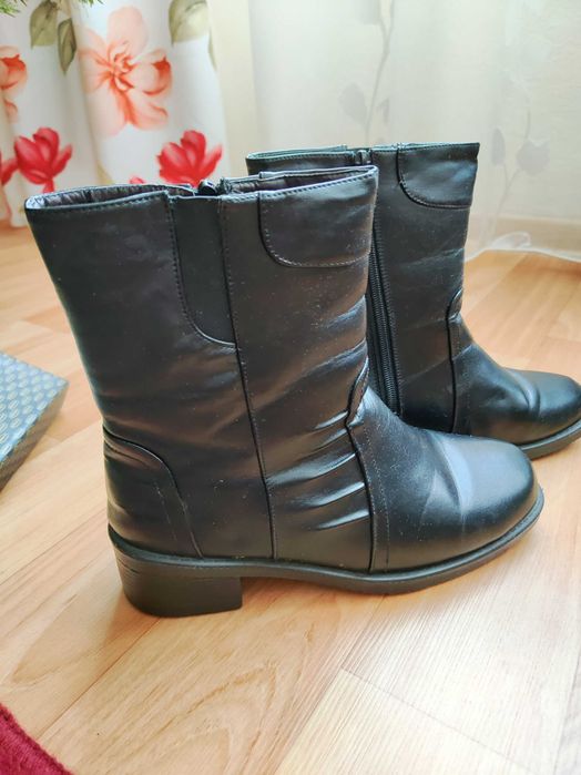 Zimowe buty za kostkę z futerkiem