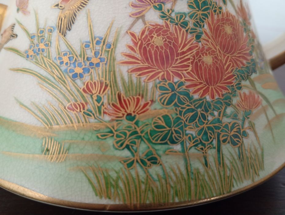 Conjunto de chá pintado à mão