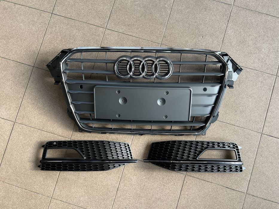 Решітка Audi A4 B8 S-line Решітка радіатора Ауді А4 B8 S line рест