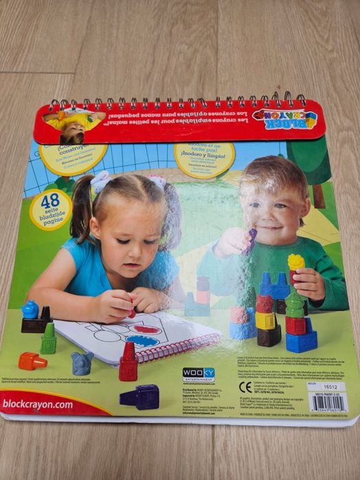 Kolorowanka block crayons- zabawa kreatywna