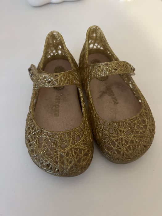 Złote buty Mini Melissa