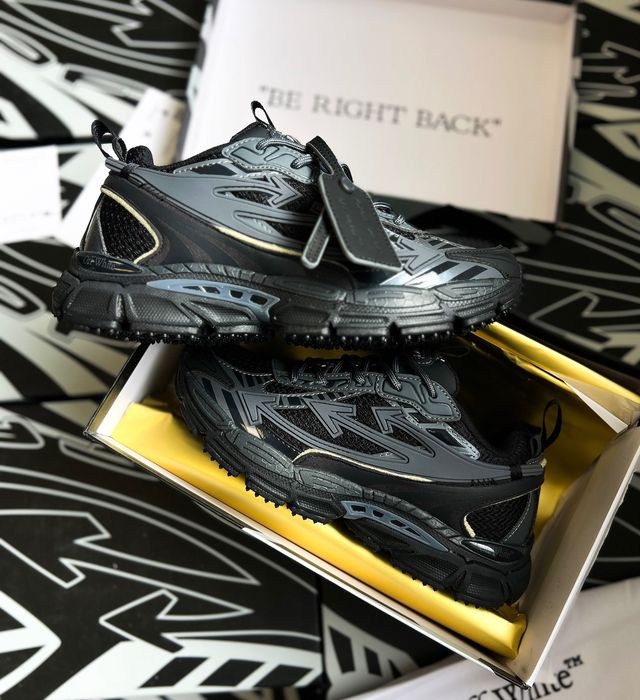 Кросівки Off-White ODSY-1000 Black/Grey | Чоловічі | Преміальний дизайн