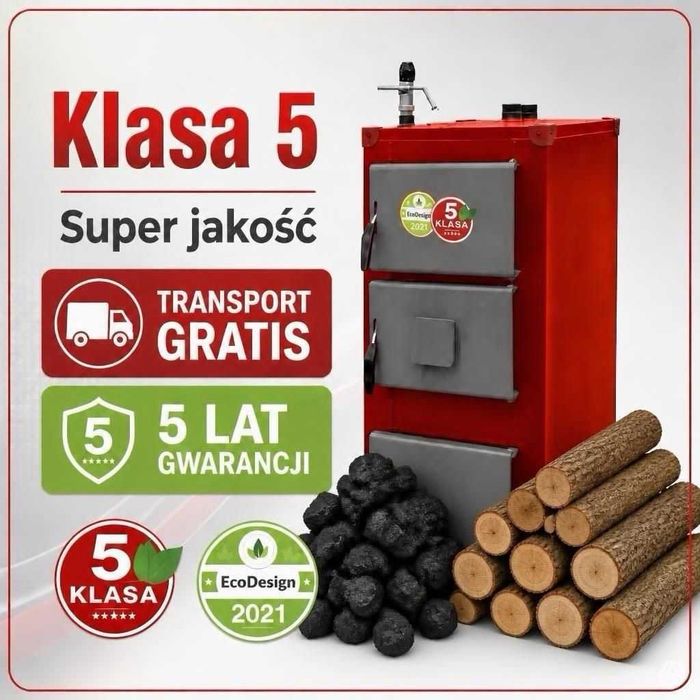 Kociol Piec co Miarkownik ciągu zestaw 18 kw 220m2 Piece Pleszew Kotly wegiel drewno Kociol centralnego ogrzewania