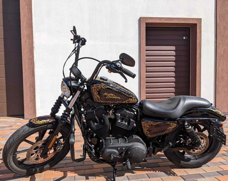 Harley-Davidson Sporster XL1200 Iron 2021 Аерографія