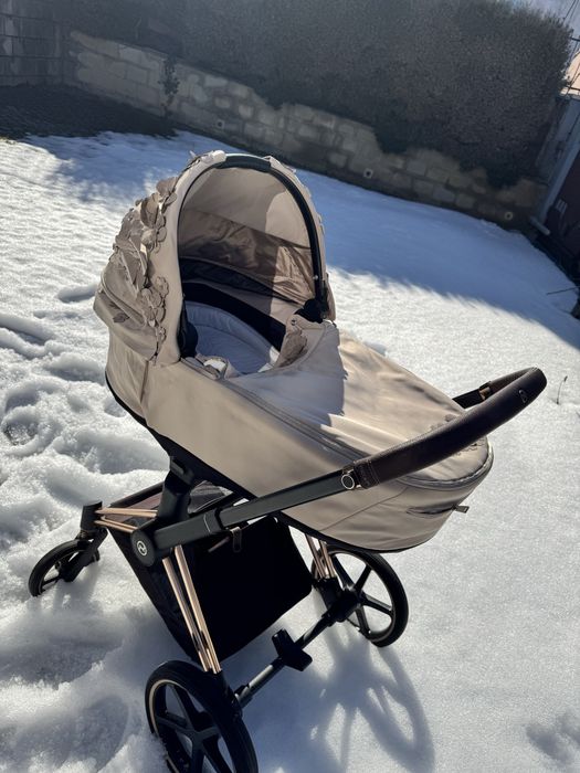 Візочок Cybex Priam Flovers Biege, rosegold