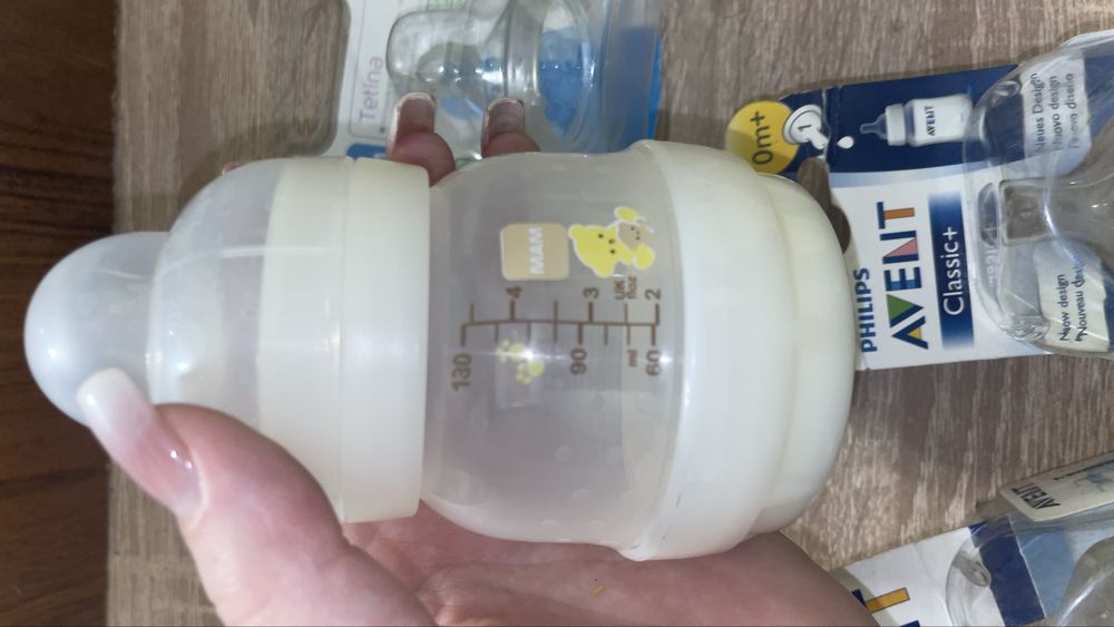 Продам пляшечку MAM, соски Avent clasic та NUK.