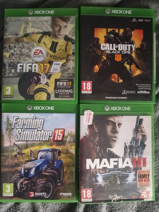 Sprzedam Gry na Xbox one