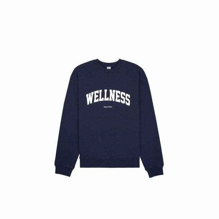 Світшот Sporty & Rich Wellness Ivy Crewneck Navy/White