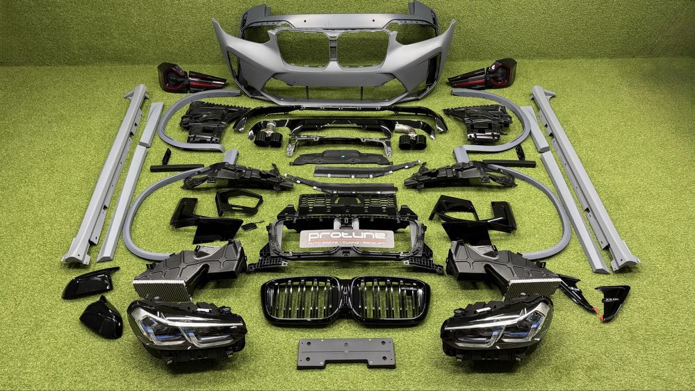 Рестайлинг BMW X3 G01 X3M F97 бампер фонари фары LCI