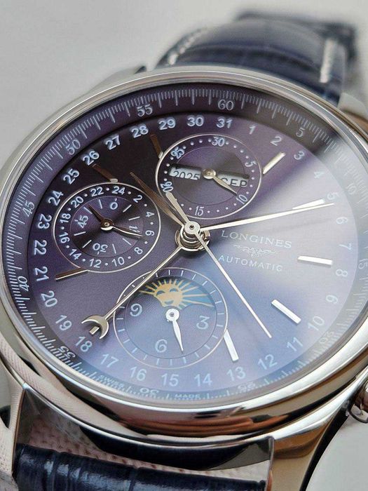 Швейцарські годинники Longines Master Collection Silver Blue