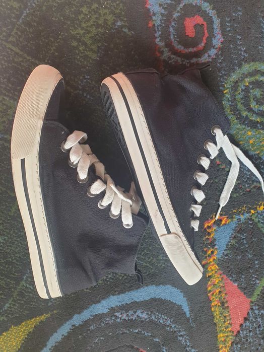 Trampki jak converse czarne 37