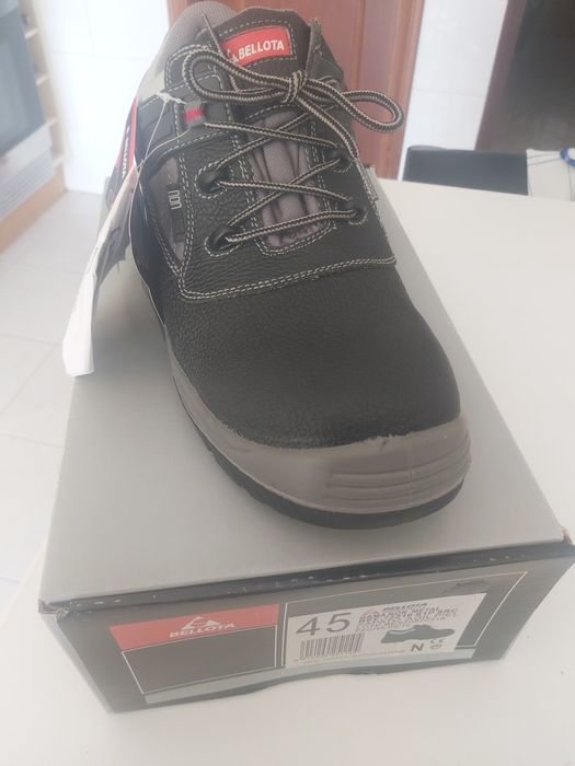 Sapatos belota trabalho aço