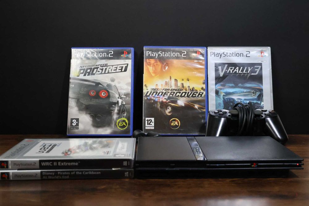 PS2 Slim + Jogos | Preços na Descrição | Ler Descrição↓
