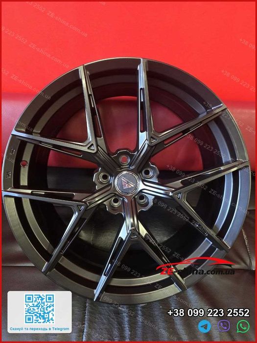Диски Vossen R18 5x112 ET35 Flow Forming 8 кг Matte Black BMW G20  Mercedes W213 Audi A4 B9 Q5 Нові