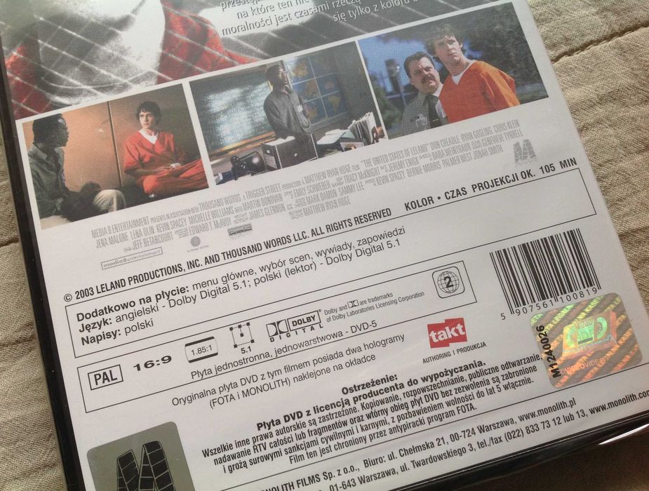 Odmienne stany moralności DVD nowe w folii